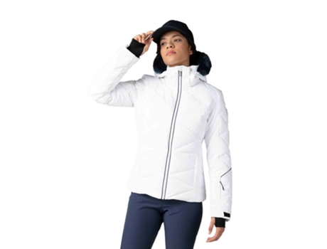 Casacos ROSSIGNOL Jaqueta Staci Branco L Mulher
