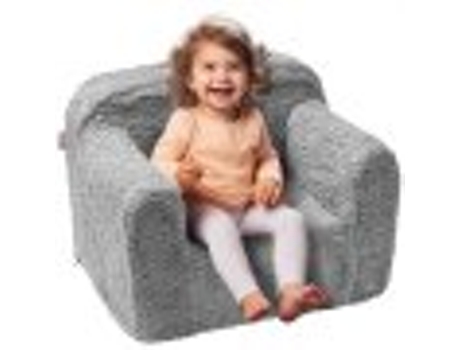 VEVOR sillón infantil, sofá infantil con tela sherpa silla infantil 25D de alta densidad