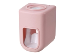 (rosa) Nuevo Dispensador Automático De Pasta De Dientes A Prueba De Agua, Accesorio De Baño De Pared, Estante Para Almacenar Pasta De Dientes.