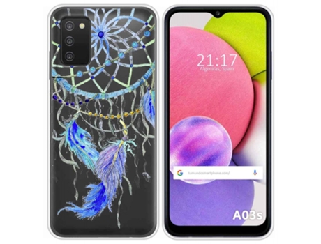 Carcasa Samsung Galaxy A03s TUMUNDOSMARTPHONE Dibujos Transparente Multicolor