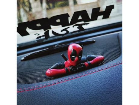 Muñeco GAATPOT Marvel Avengers Car Interior Decoration Anime Action Figure Deadpool Center Console Rearview Mirror Decoration Model Doll Toys