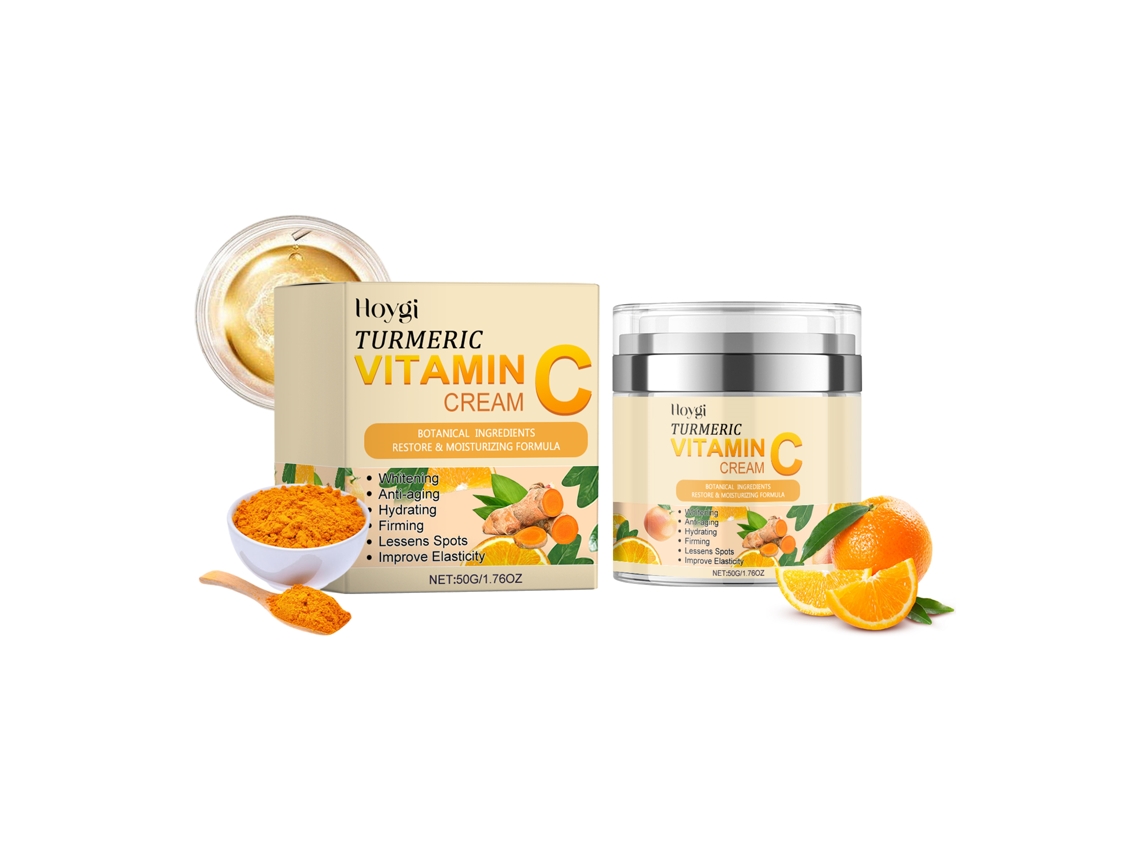 Crema iluminadora con cúrcuma y vitamina C