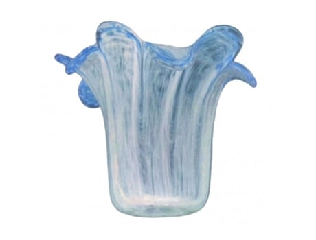 Tulipa de cristal TULIPAN Azul 11x13cm boca 3cm