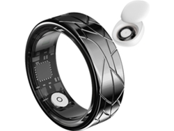 Anillo Inteligente Con Métricas De Salud En Tiempo Real. Incluye Estuche De Carga (Negro, 12#). CHRUI
