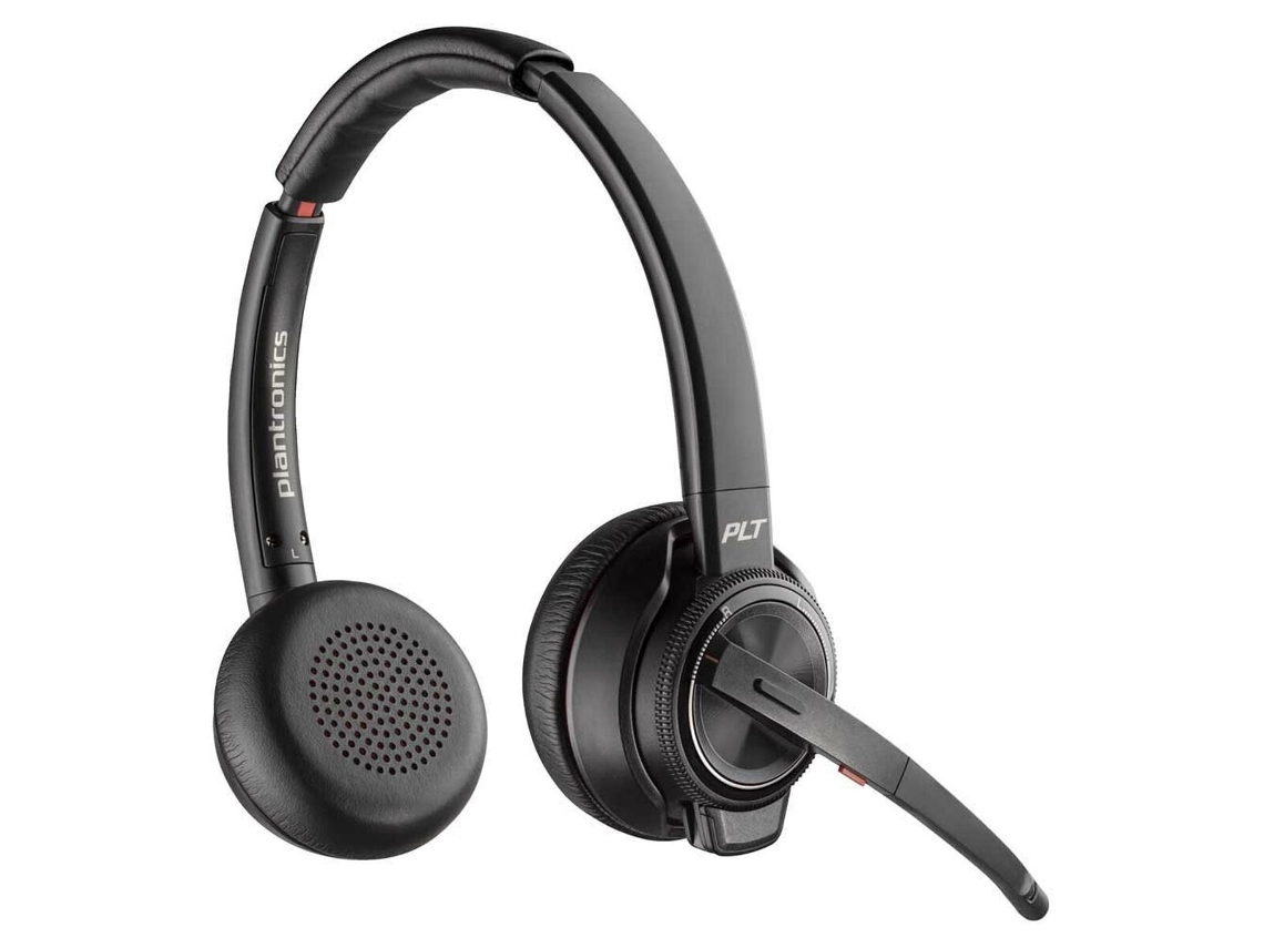 Auriculares con Micrófono POLY SAVI W8220/A (Negro - USB-C - Bluetooth)
