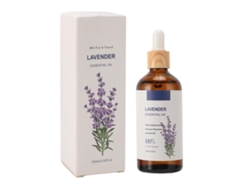 Aceite esencial de lavanda orgánico puro para piel, cabello y aromaterapia: hidrata, nutre, relaja y mejora la elasticidad de la piel.