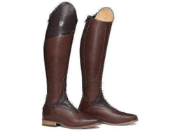 Botas Altas De Montar Para Mujer En Piel Sintética Con Cremallera Trasera.
