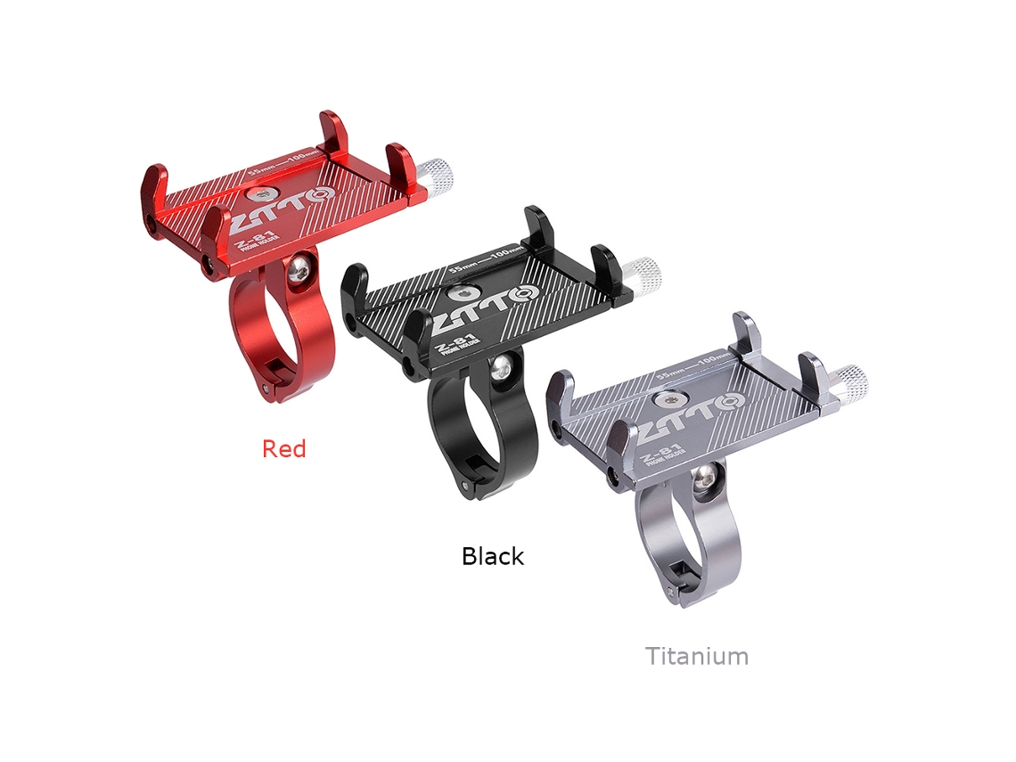 Soporte para teléfono de bicicleta con mango de aluminio, soporte para teléfono de motocicleta MTB Carretera, soporte para teléfono móvil GPS