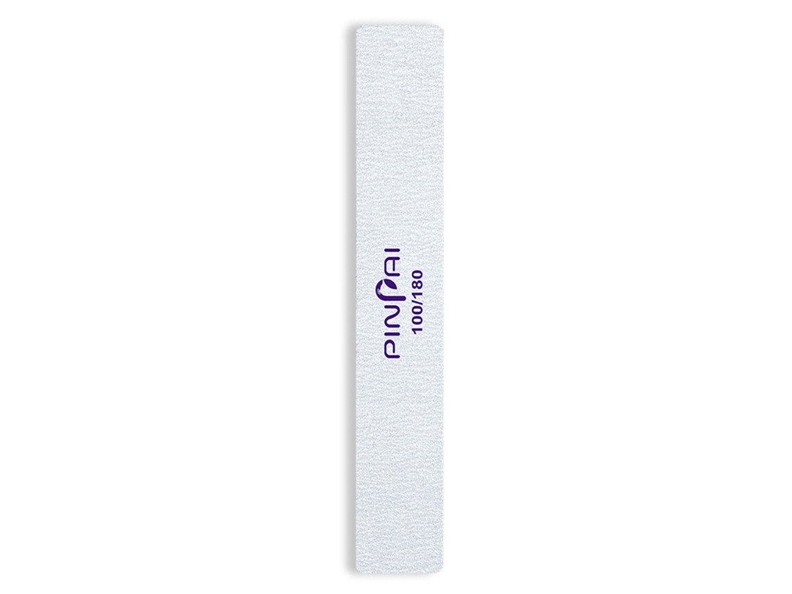 Lima de manicura y pedicura Rebe Nail Art, pulidora semicircular (rectangular)