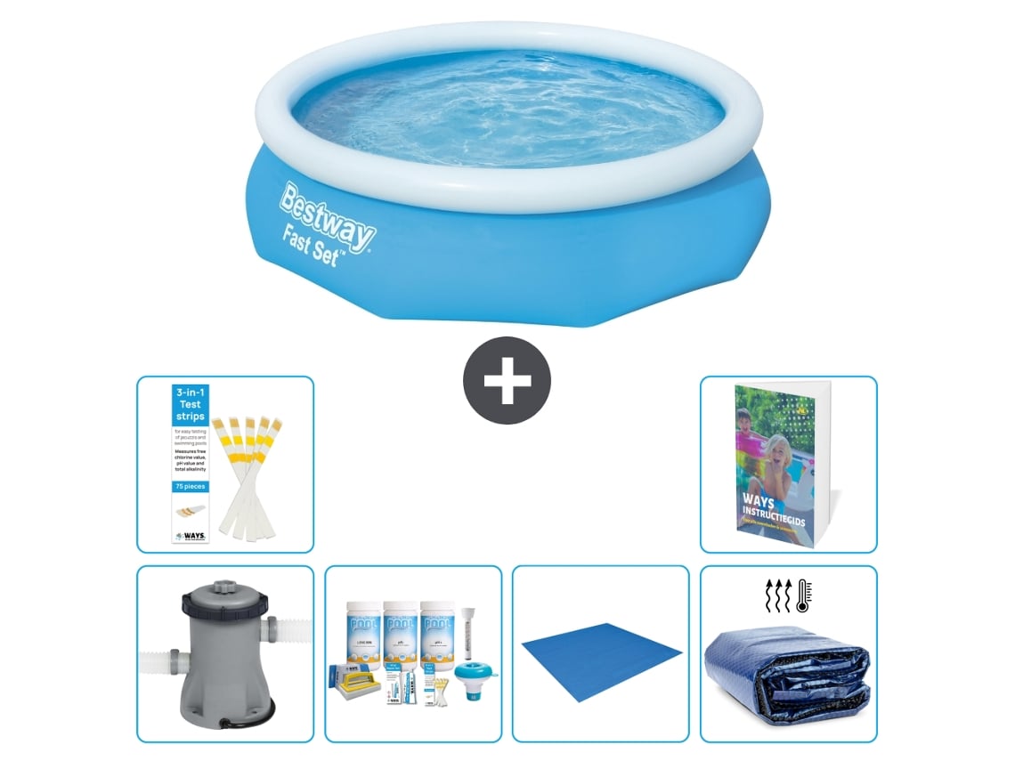 Bestway Piscina Bestway Fast Set Redonda - 305x76 Cm - 7-peças S289