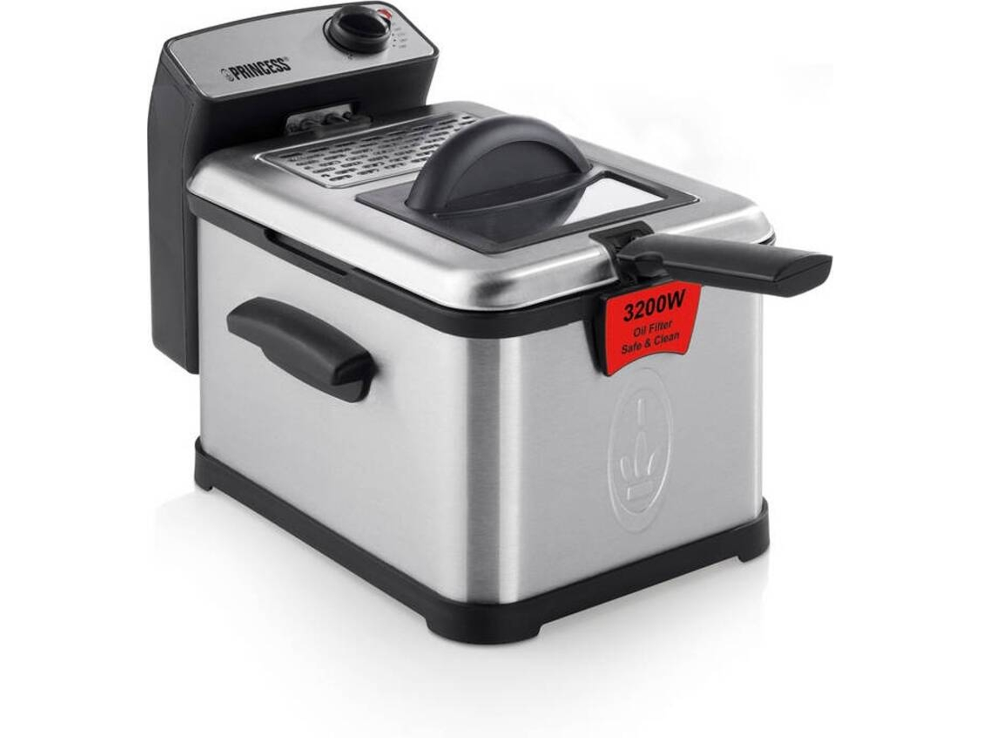 Freidora de Aceite PRINCESS 183001 (3 kg - Inox)