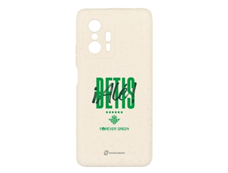 Funda Móvil Oficial Real Betis Fc Compostable Base para Xiaomi 11T 6.46 Global PHONECASES3D