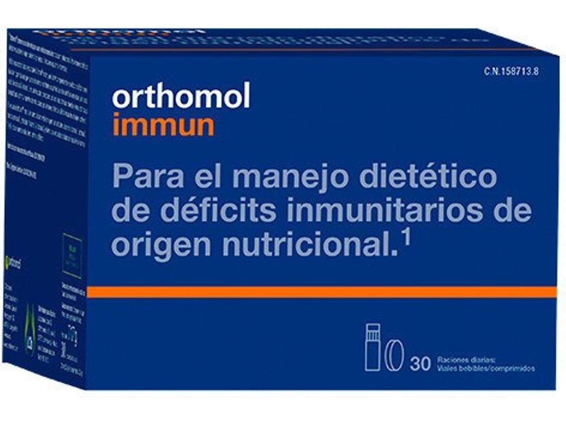 Complemento Alimentar ORTHOMOL Immun Bebible 30 Viales (Cítricos)