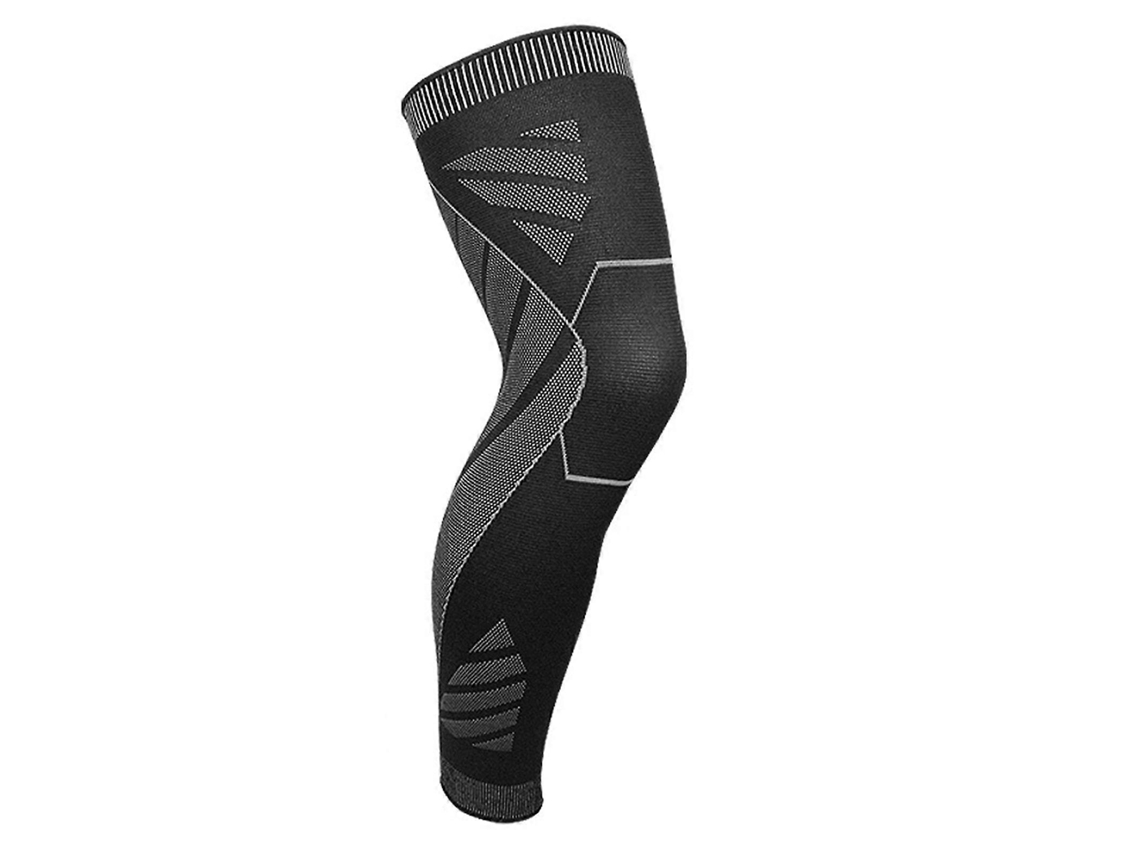 Manga de compresión para pierna completa, rodillera larga, transpirable y elástica, soporte para la rodilla, para hombres y mujeres, Cicli Chennnls