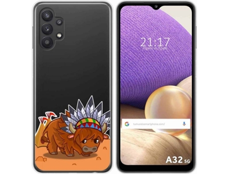 Carcasa Samsung Galaxy A32 5G TUMUNDOSMARTPHONE Bufalo Multicolor