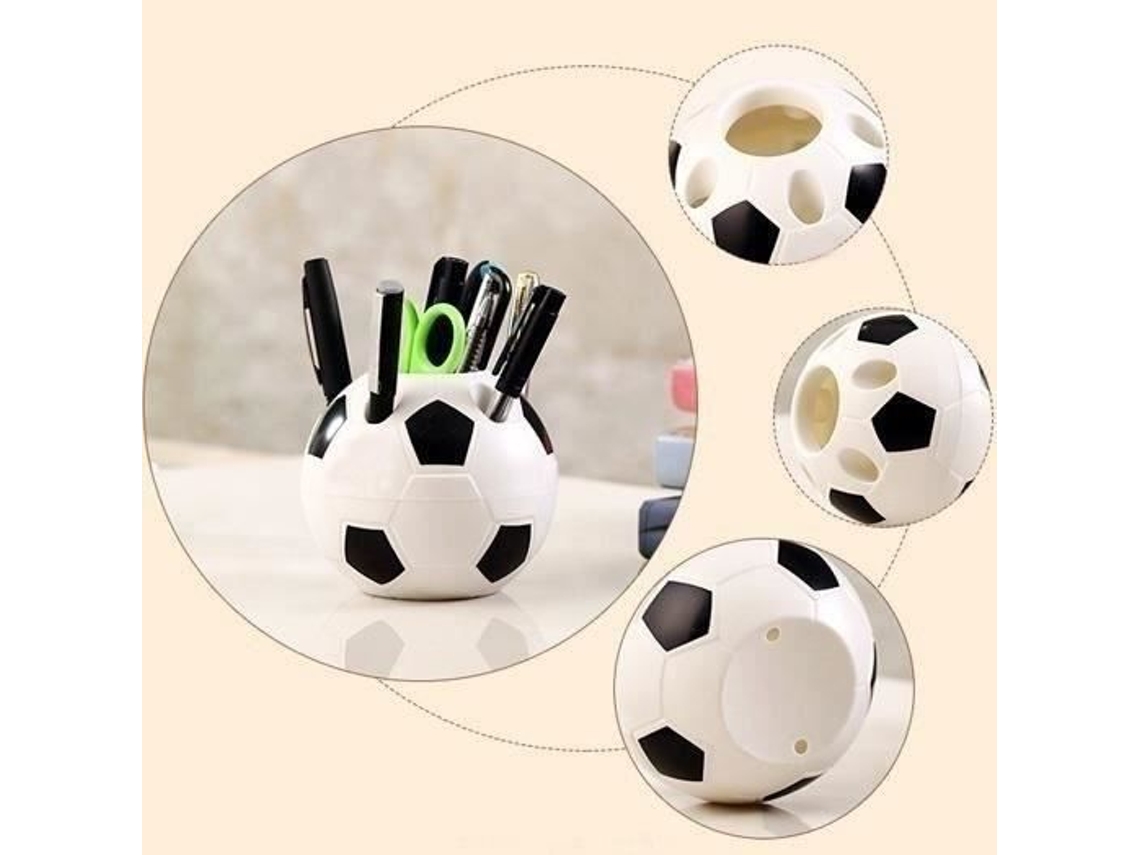 Portalápices con forma de fútbol, portalápices multifuncional, regalo de cumpleaños Bo22624