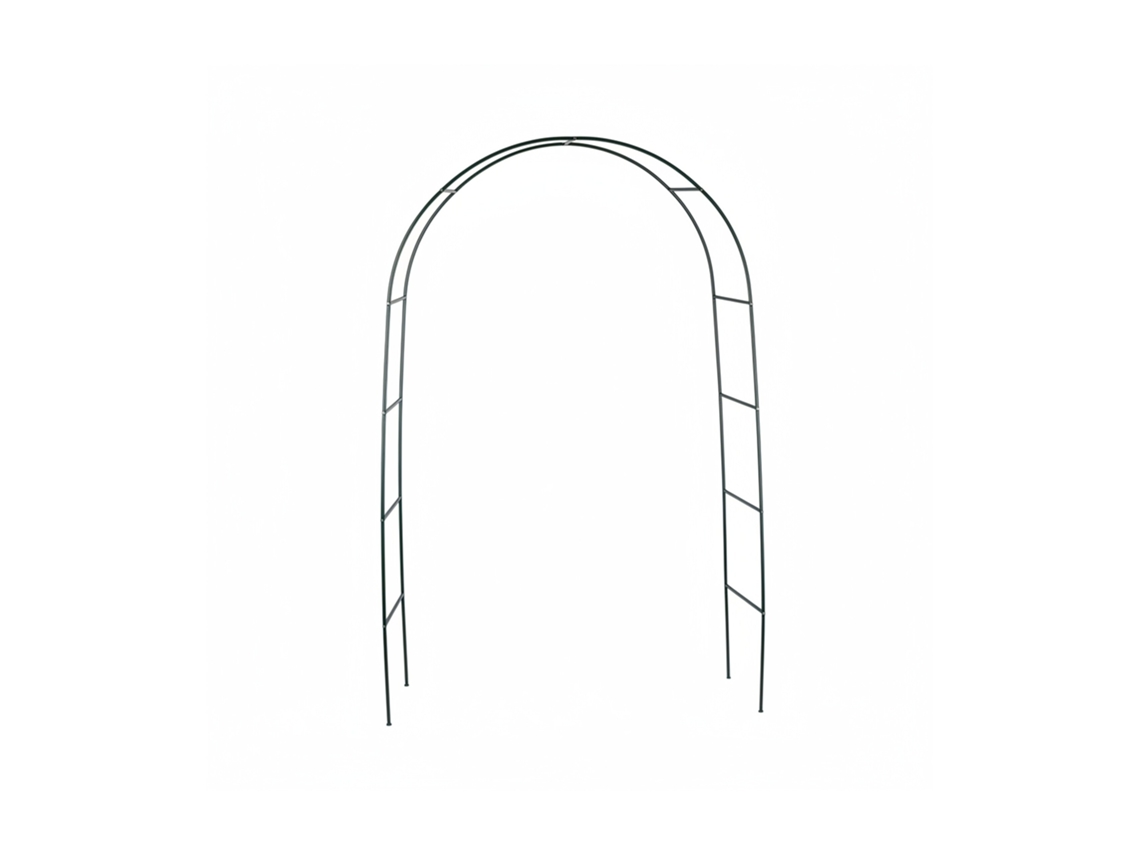 Relaxdays Arco De Metal Para Jardín, Plantas Trepadoras Y Rosas, 240 Cm, Soporte Rosales Resistente Intemperie, Verde