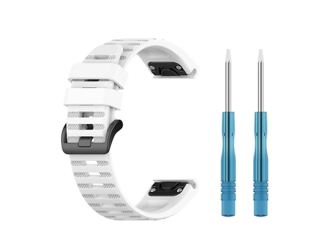 Correa De Reloj Inteligente Para Garmin Fenix 6 Pro Gps Correa De Reloj De Silicona Azul Lago VENISYMLIS