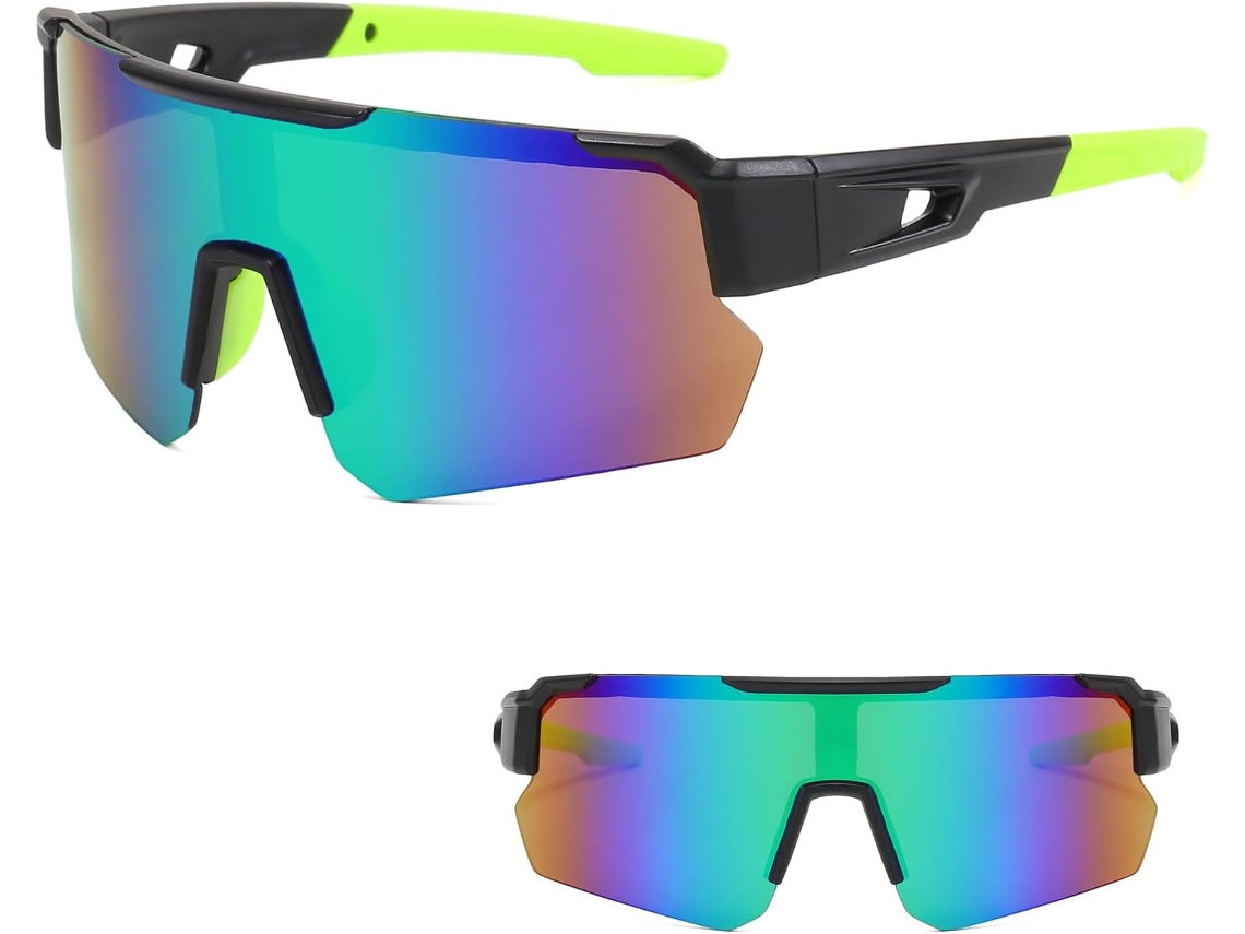 Gafas De Sol Polarizadas Para Ciclismo Para Hombres Y Mujeres Protección Uv Gafas De Sol Para Deportes Al Aire Libre Negro Verde Gertiz
