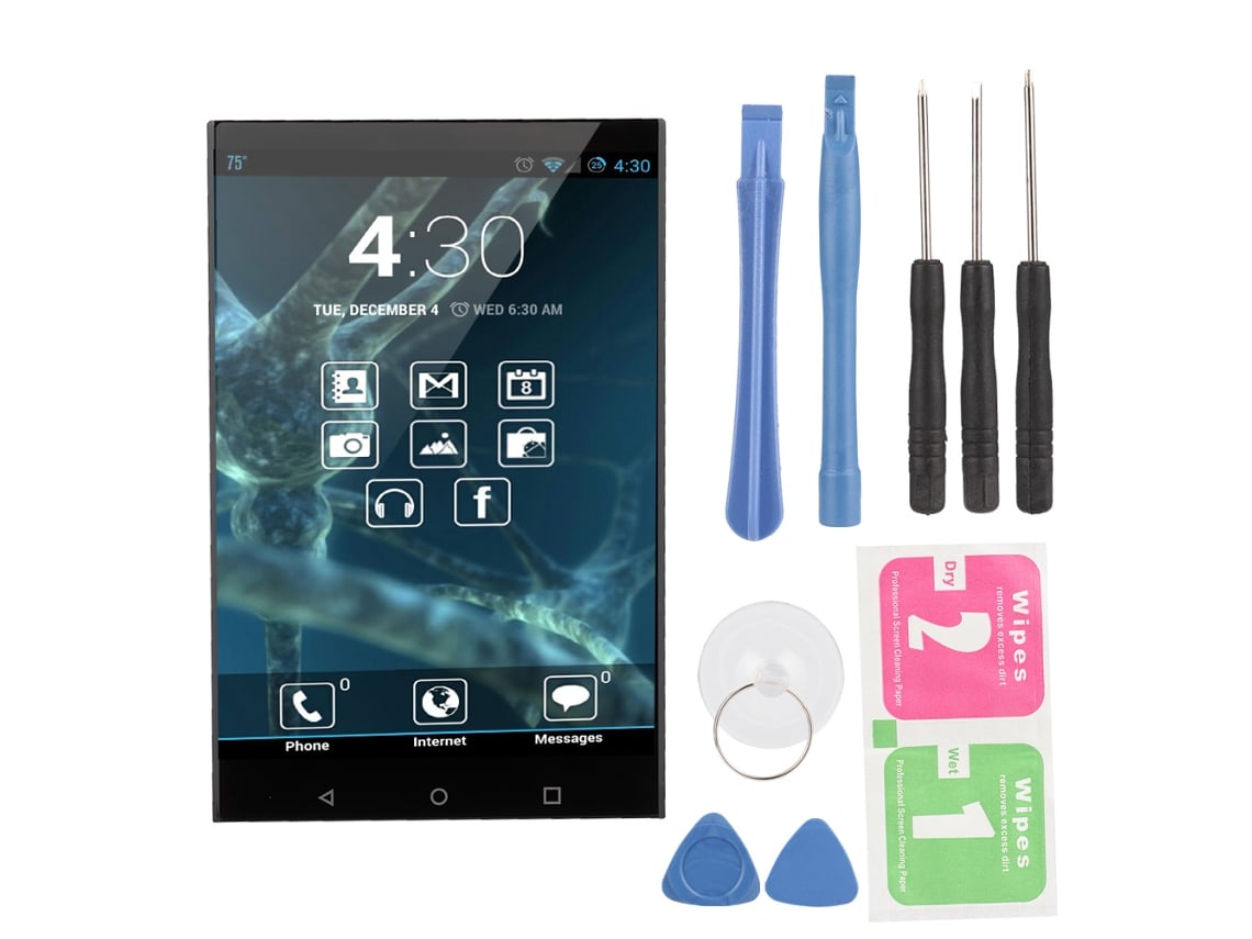 Conjunto De Pantalla Lcd (pantalla Táctil Con Herramientas De Desmontaje) Para Blackberry Key1
