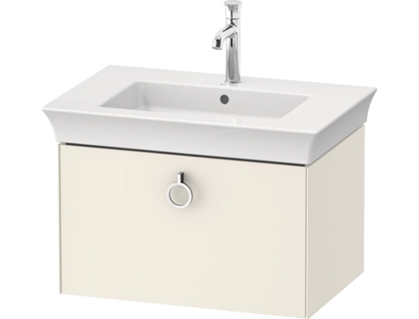 DURAVIT Tulip blanco, mueble de lavabo colgado en la pared, ancho 684 x fondo 458mm, con 1x extraíble, con tirador, WT42510