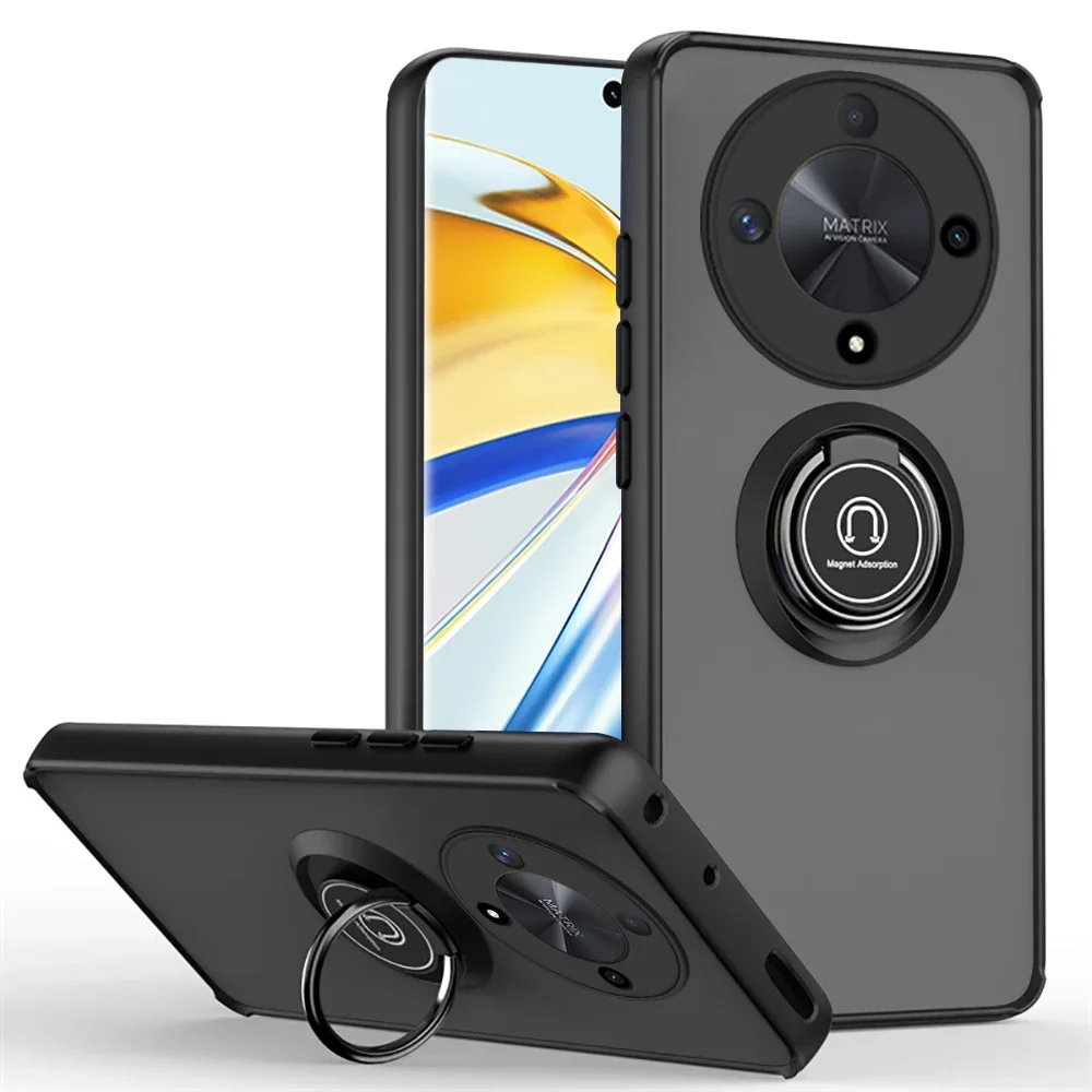 (negro, Honor X30i) Funda Protectora Magnética Mate Para Coche, A Prueba De Golpes Y Caídas, Carcasa Dura Y Duradera.