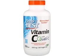 Complemento Alimentar DOCTOR'S BEST Vitamina C Feat. Quali ™ -C (360 cápsulas vegetais de 1000mg)