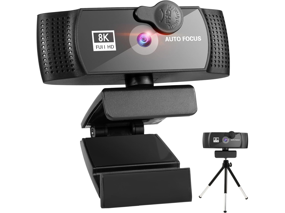Cámara Web Full Hd 8k 4k 1080p Con Micrófono, Usb, Para Portátil, Mini