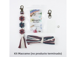 Handweaving Little Daisy Keychain Set, com Tutorial para Iniciantes, Diy Daisy Tassel Keychain Lanyard Pendant MDUG