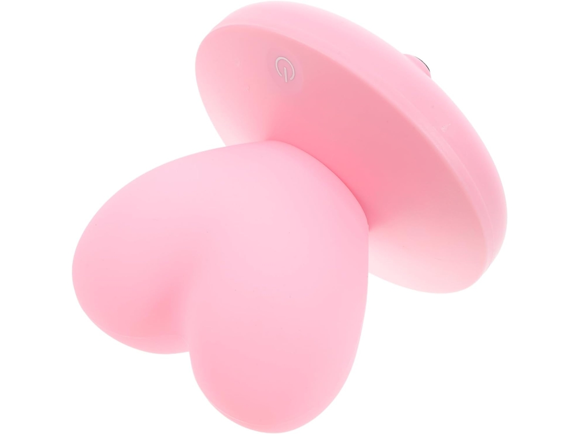 Lámpara Recargable Usb Con Forma De Corazón Y Sensible Al Tacto, Luz Nocturna Suave.