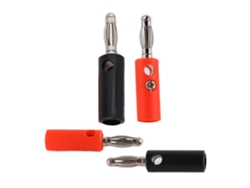10 Conectores Banana U56 De 4 Mm, Adaptadores Diy Para Pruebas Eléctricas (rojo, Negro, Amarillo, Verde, Azul)