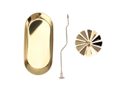 Lámpara Giratoria De Acero Inoxidable Con Placa Ovalada, Ideal Como Regalo De Navidad.