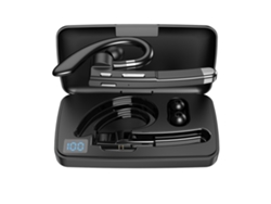 Auriculares Bluetooth V5.3 Con Cancelación De Ruido Enc Y Caja De Carga Led Para Uso Con Un Solo Oído En La Oficina, Negocios Y Conducción (