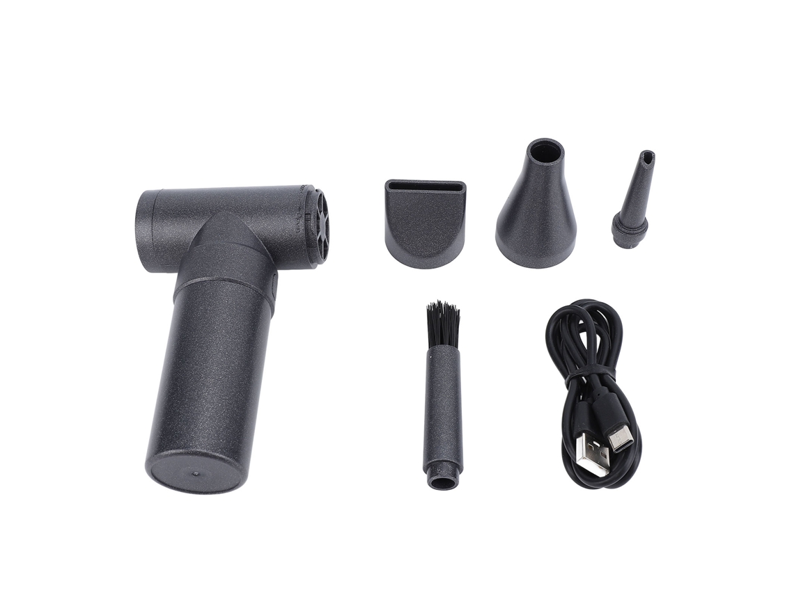 Ventilador Portátil De Alta Velocidad De 100.000 Rpm, Recargable Por Usb Y Con Batería De 3300 Mah, Ideal Para Acampar.