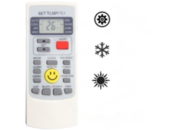 Mando A Distancia Para Aire Acondicionado Henten Home Para Aux Ykr-h/009e