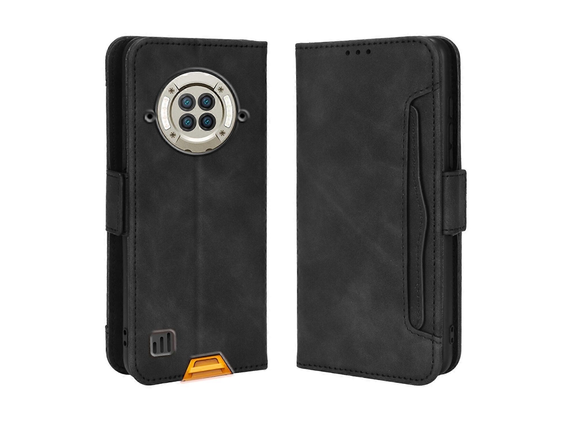 Funda Para Doogee S96 Pro, Ajustable, Desmontable, Con Tarjetero, Cierre Magnético, De Cuero Tipo Billetera.