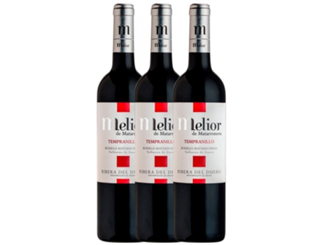 Vino MATARROMERA Matarromera Melior Tempranillo Ribera Del Duero Roble (1.5 L - 3 unidades)