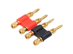 2026horizon-2 Piezas Conectores Dobles De Plugs Macho Banana De Latón Apilables 2 Vías Para Cables De Altavoz 32a 1000v