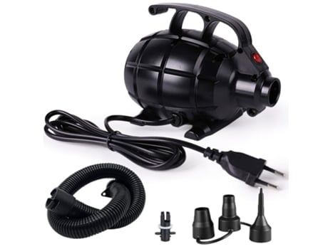 Compresor de aire de 220V y 600W, pista de caída de aire eléctrica, bomba de gimnasio, esteras de gimnasia, bomba de aire eléctrica negro