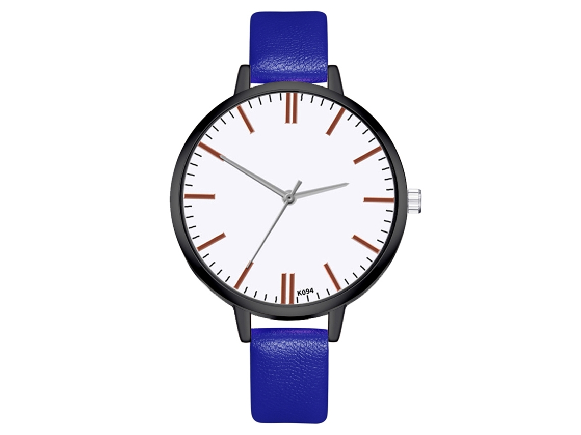 Reloj De Pulsera De Cuarzo Para Mujer Zhoulianfa Con Delicada Correa De Pu (azul)