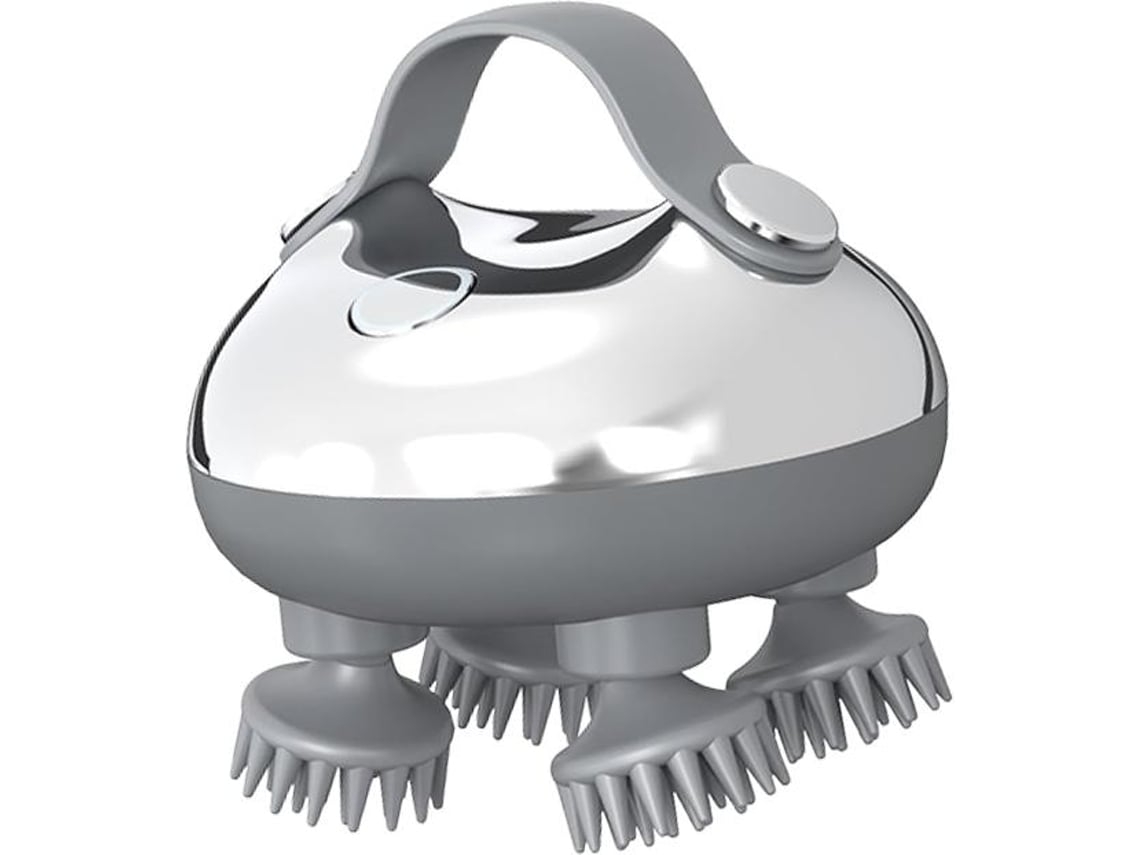 Masajeador de cuero cabelludo eléctrico portátil impermeable 5 en 1 con 8 patas de masaje extraíbles YEMAESRE Masajeador de cabello en relieve