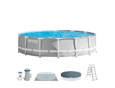 Piscina Tubular INTEX Prisma Frame Redonda (5 personas - 14614L - 457x107cm)