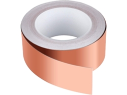 Cinta de cobre de 20 m x 50 mm, cinta de blindaje de cobre, cinta autoadhesiva Rosewell