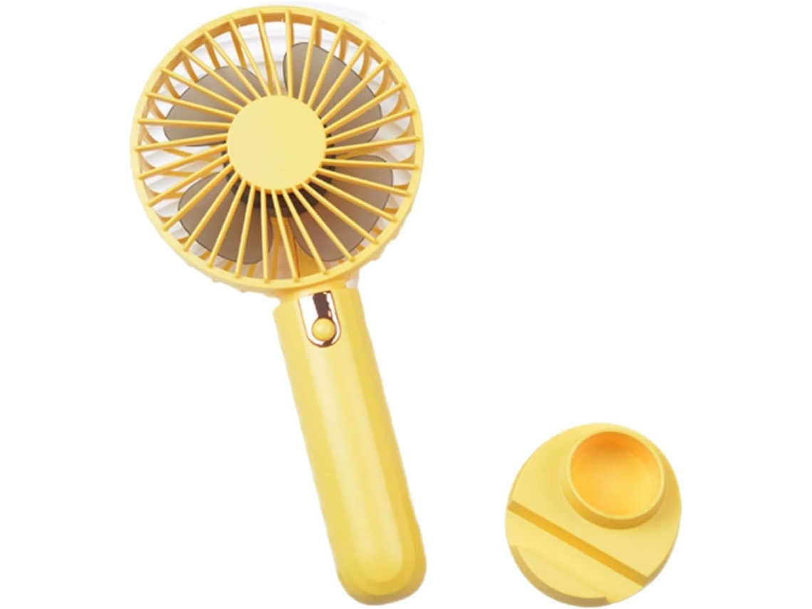 Ventilador de escritorio USB pequeño, fácil de usar, sin marca.