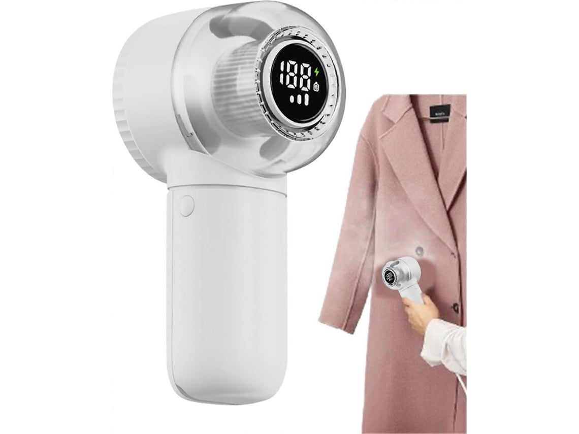 Quitapelusas portátil para ropa, con batería de 1200 mAh y pantalla LED, ideal para suéteres, ropa y muebles. Rosewell