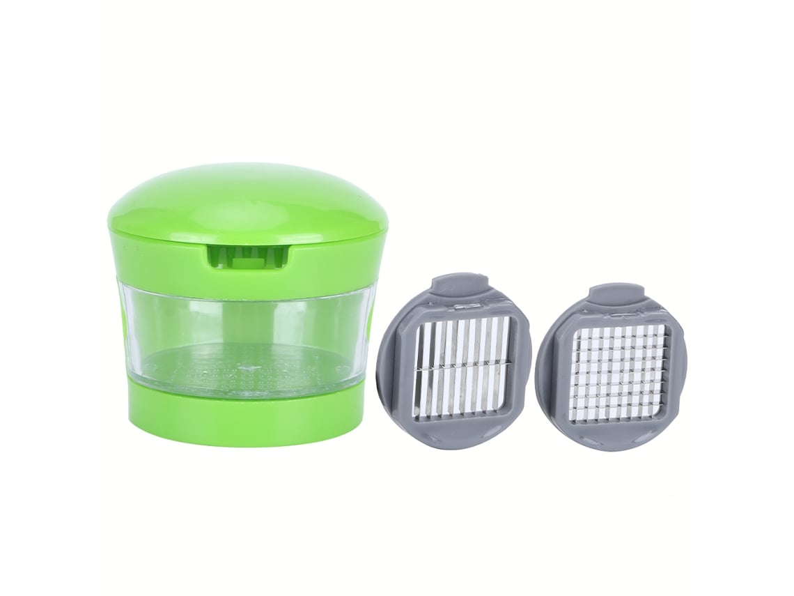Picadora De Ajos Multifuncional Con Cuchillas Intercambiables, Prensa Para Ajos Y Verduras Para La Cocina.