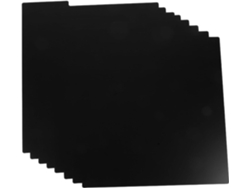 Separadores Vinilo Pvc Negro 8 Piezas Resistentes Organizador Práctico Archivar Almacenar Documentos