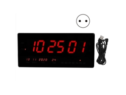 Reloj de pared digital LED, sencillo y elegante, con calendario USB para mesa, visualización de semana y mes, enchufe UE 110-220 V CC 5 V.