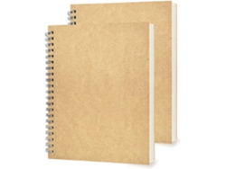 Cuaderno de bocetos en blanco, espiral, papel grueso, encuadernación en espiral, bloc de notas con doble espiral, diario de tapa blanda