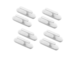 Omni-8 Accesorios Para Persianas Romanas Gancho De Cleat Portacuerdas Para Persianas 7x4.5cm Blanco